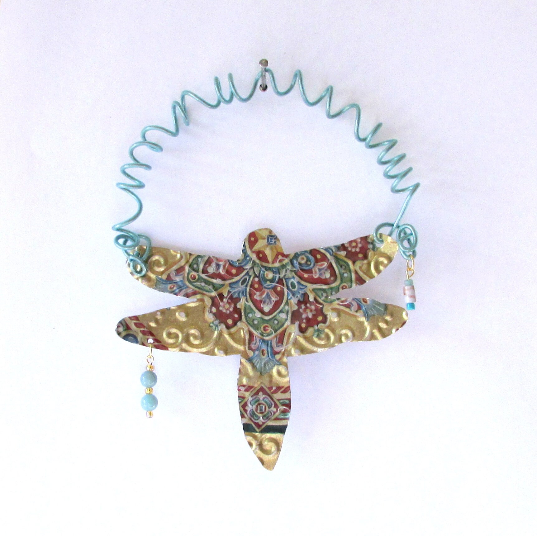 Decoración de la pared de la libélula ornamento de la | Etsy