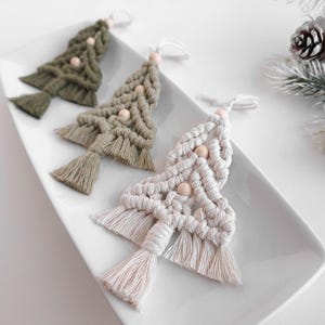 Macrame Christmas Tree Ornament