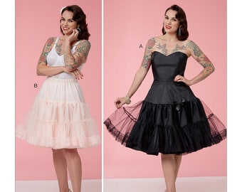 Butterick Sewing Pattern 6530 Enaguas E5 14-16-18-20-22