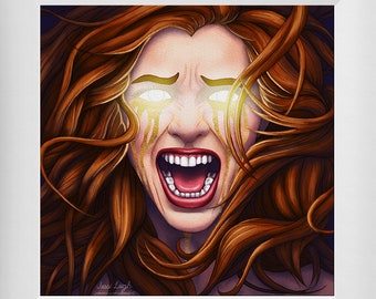 Scream - Glicee Art Print | Wall Decor | Surreal Wall Art