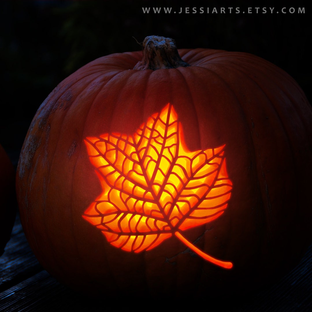 Wehous Set 4 Stampi In Silicone A Forma Di Foglie Di Zucca, Assortiti, Per Resina E Candele, Tema Autunno/Halloween