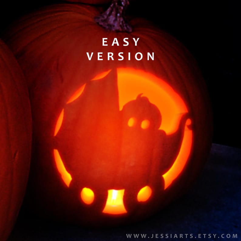 Baby's First Halloween Pumpkin Carving Stencil: Three Levels | Baby's