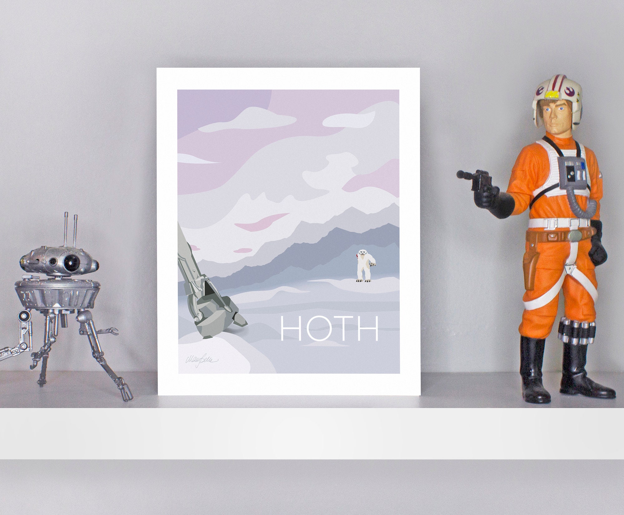 Hoth Art Print | Etsy