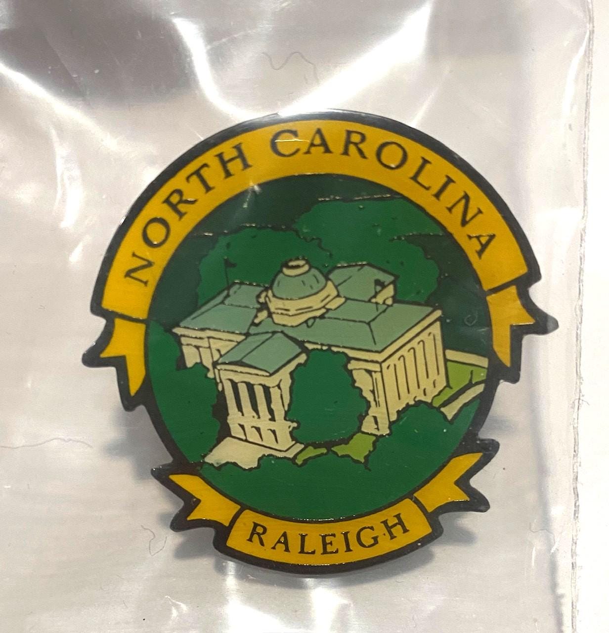 North Carolina Raleigh Souvenir Pin - Etsy