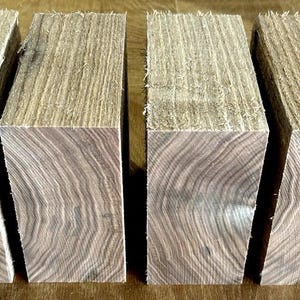 FOUR Beautiful BUTTERNUT Bowl Blank Lathe Turning Wood Lumber 6&quot; X 6&quot; X 3&quot;