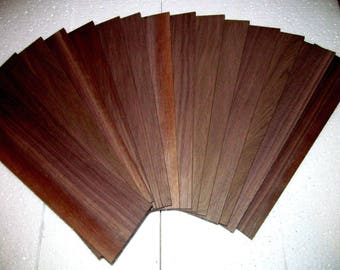 10 Pieces Beautiful Walnut Thins 12" X 4" X 1/4"