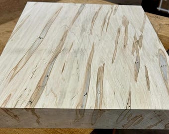 Un hermoso tazón para ensalada AMBROSIA de arce en blanco de 8" x 8" x 5"