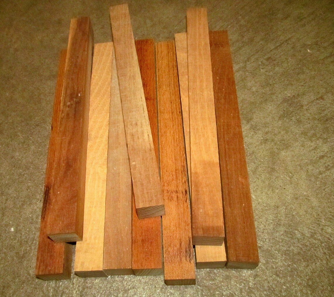 Lot 20 1 X 1 X 12 Long BLACK LOCUST Turning Lathe Pen Etsy