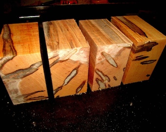 Six (6) Beautiful Ambrosia Maple Bowl Blanks 5" x 5" x 3"