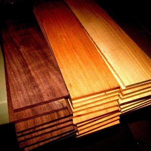 MULTIPAK (18)  Sanded Walnut Cherry Hickory Thins 12 X 3 X 1/4&quot;