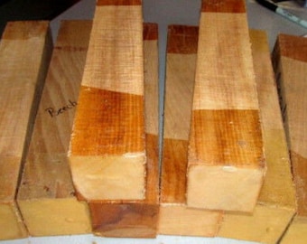 2 Beautiful Beech turning Blanks 4 X 4 X 11"