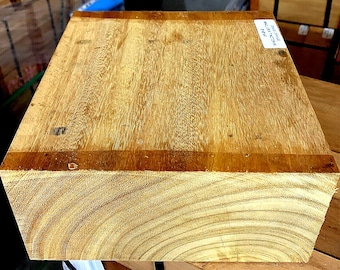 Beautiful Exotic KILN DRIED Argentine Osage Orange Bowl Blank Lumber Wood 8" X 8" X 3"