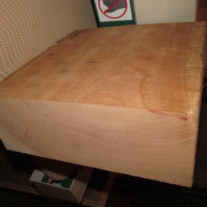 CHERRY bowl Blank/Turning wood 8 X 8 X 3"