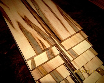 Large Box Thin KILN DRIED AMBROSIA Maple Various Sizes B Grade Lumber Wood