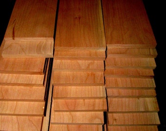 10 Pieces Beautiful Red Elm Thins 12" X 3" X 1/4"