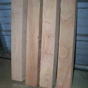 Four KILN DRIED CHERRY Turning Blank / Turning Wood 3"X 3" X 24"
