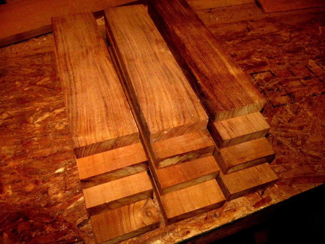 Ten Thin Pieces KILN Dried Sanded FEQ TEAK Lumber Wood Etsy