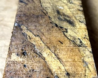 ONE BEAUTIFUL Exotic Spalted Tamarind Turning Blank Lathe Lumber Wood 3" X 3" X 12"