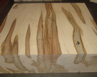 One Beautiful KILN DRIED Ambrosia Maple Platter Blank 12"x 12" x 3"