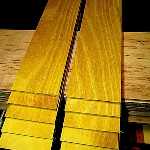 10 Pieces Beautiful Osage Orange Thins 12&quot; X 3&quot; X 1/4&quot;