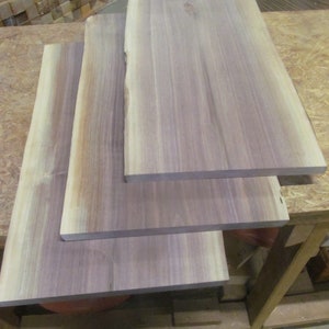 Beautiful Kiln Dried, Natural Edge, S2S, WALNUT SLABS, Charcuterie Board