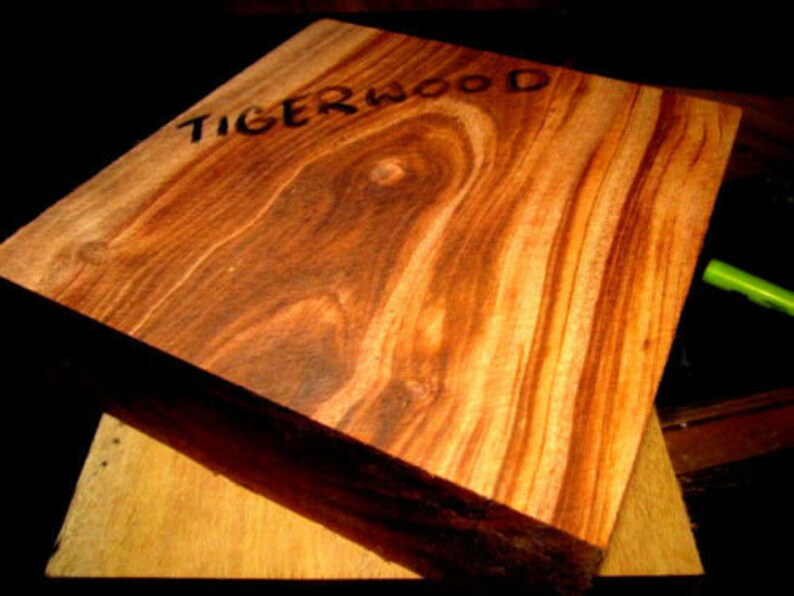 TWO TIGERWOOD Turning Blanks Lathe 4 X 4 X 2 Etsy