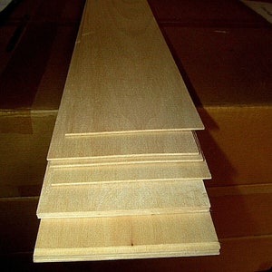 50packs 4 X 4 Inch Unfinished Balsawood Sheets, 1/16 Inch Thin