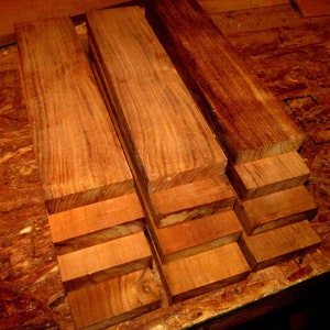 TEN (10) FEQ TEAK Turning Lumber Lathe Block Carve Wood Lumber 12 X 3 X 1/2"