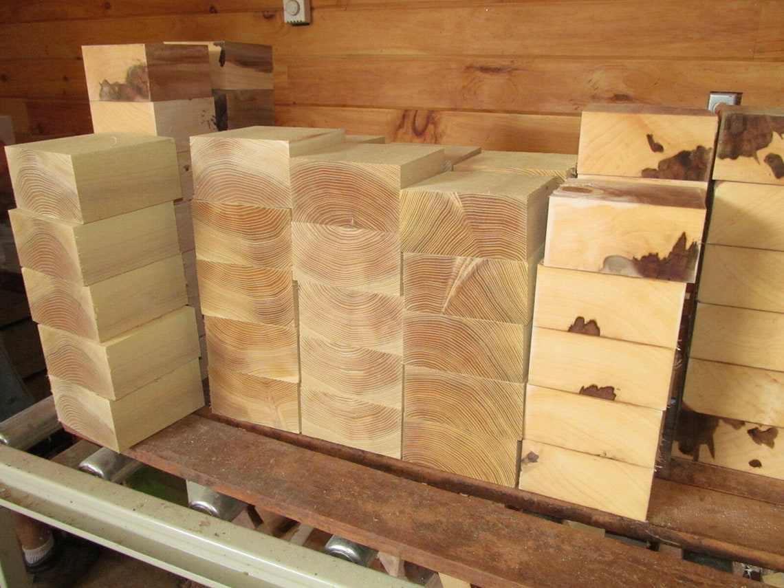 TEN 10 Various Kiln Dried Bowl Blanks Turning WOOD Lumber Etsy