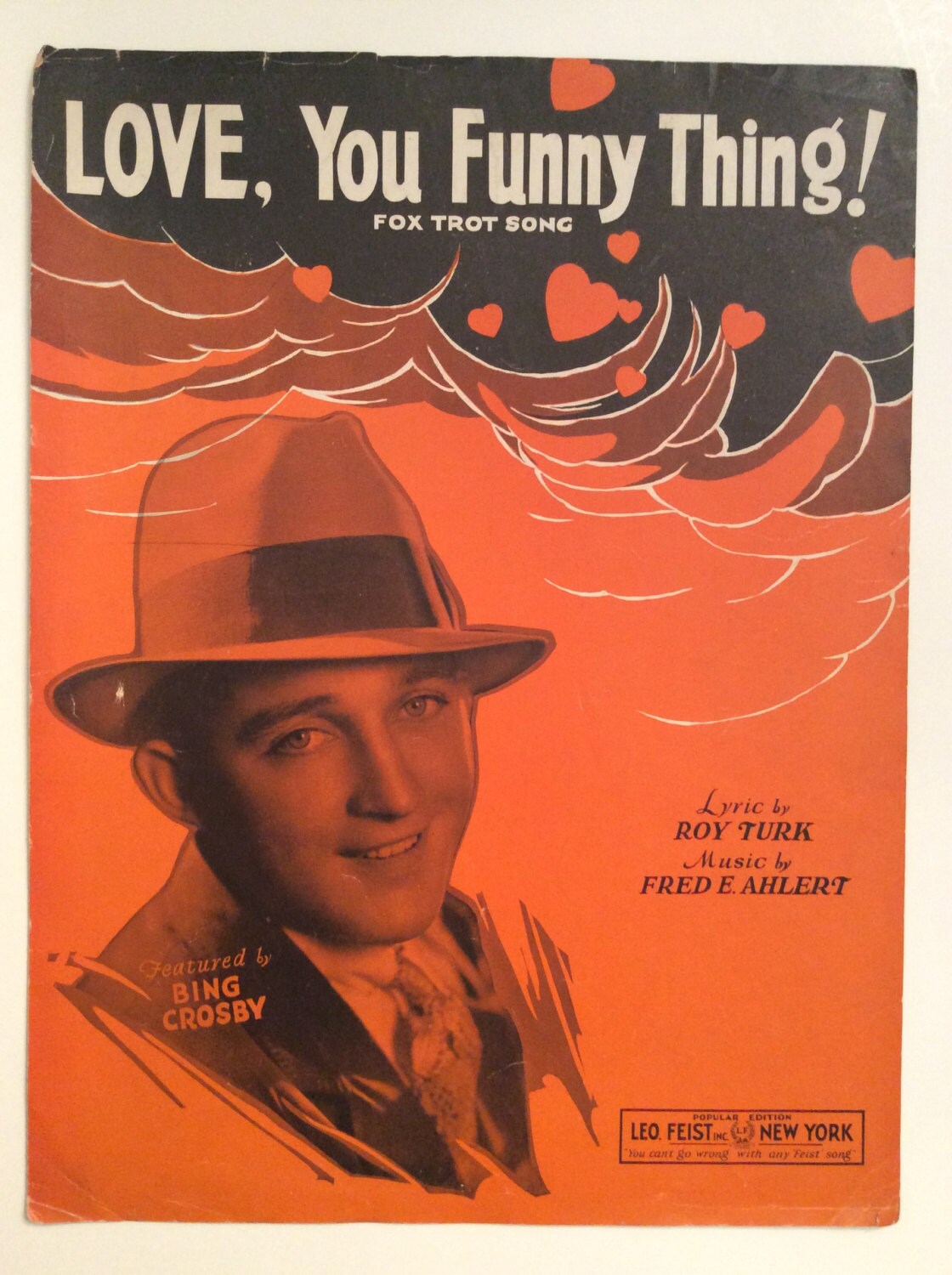 BING CROSBY Love You Funny Thing Sheet Music 1932 - Etsy Ireland BING CROSBY Love You Funny Thing Sheet Music 1932 - Etsy Ireland
