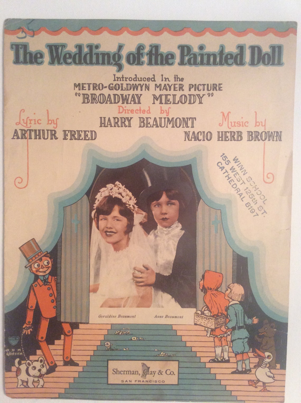The WEDDING of The PAINTED DOLL from Broadway Melody