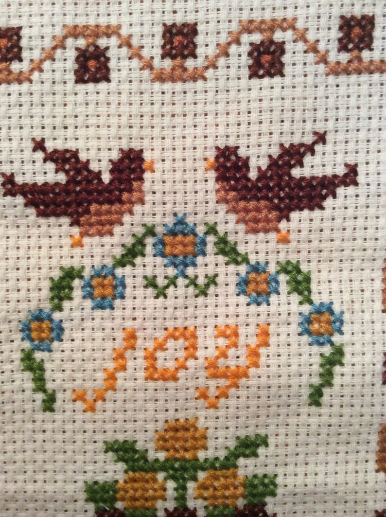 JOY EMBROIDERY Unframed 7x9 Ready for Framing or Other Projects Ships FREE