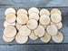 25 Birch wood slices 2' - 2 3/8' 