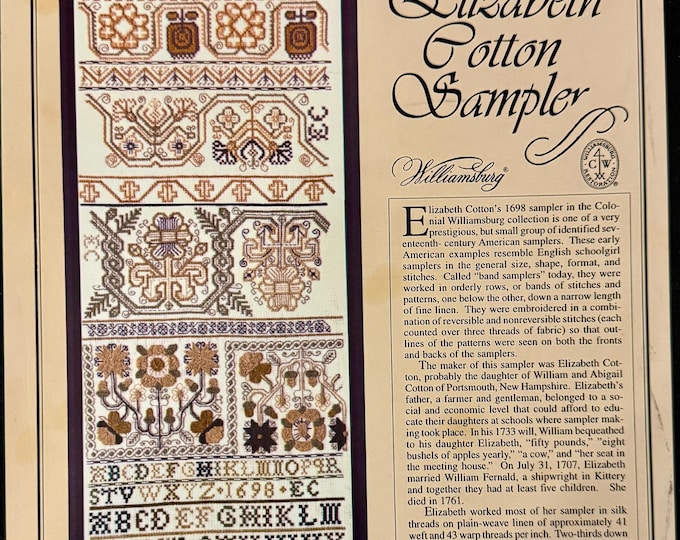 Sampler Cloth Vintage