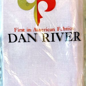 NOS*Vintage Dan River Lavender Pillowcases, Set of 2, New in Original Package, Muslin,