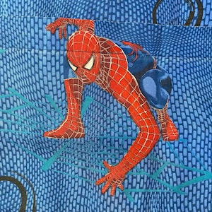 Hard to Find**Vintage Dan River Spider Man Sheet, Full Flat, 1990s