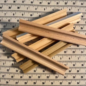 Scrabble Wooden Tile Racks, Round Front Edge Tile Holders, Set of 4, Custom Orders Available