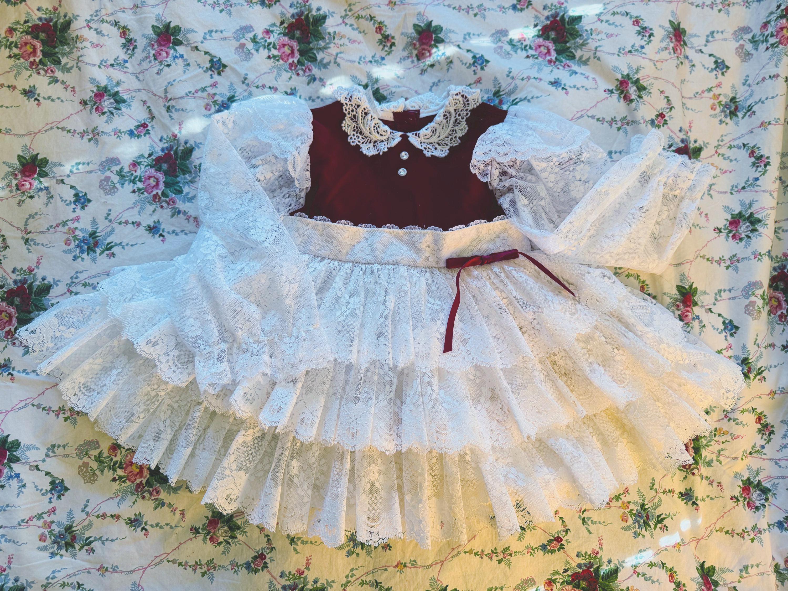 white christmas dresses Christmas Santa and Reindeer Long Sleeve Dress main image 1