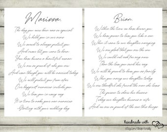 Letter to Bride From Mom / Wedding Day Gift (digital