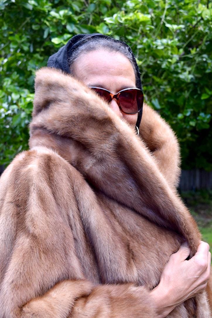 60s Fur Coat - Etsy