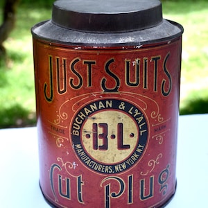 just suits tobacco tin Just Suits Tin