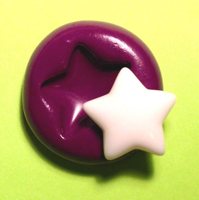 Star Silicone Mold 18mm Flexible Mold Polymer Clay Resin Etsy