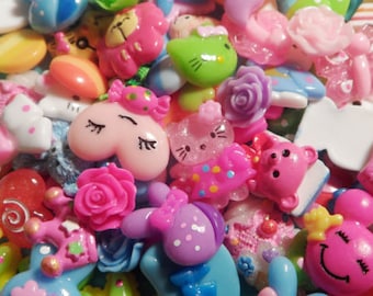 FREE SHIPPING - 6 Pc DecoDen Charm Craft Cabochon Sample - Limit 1 Per Person Per Order!