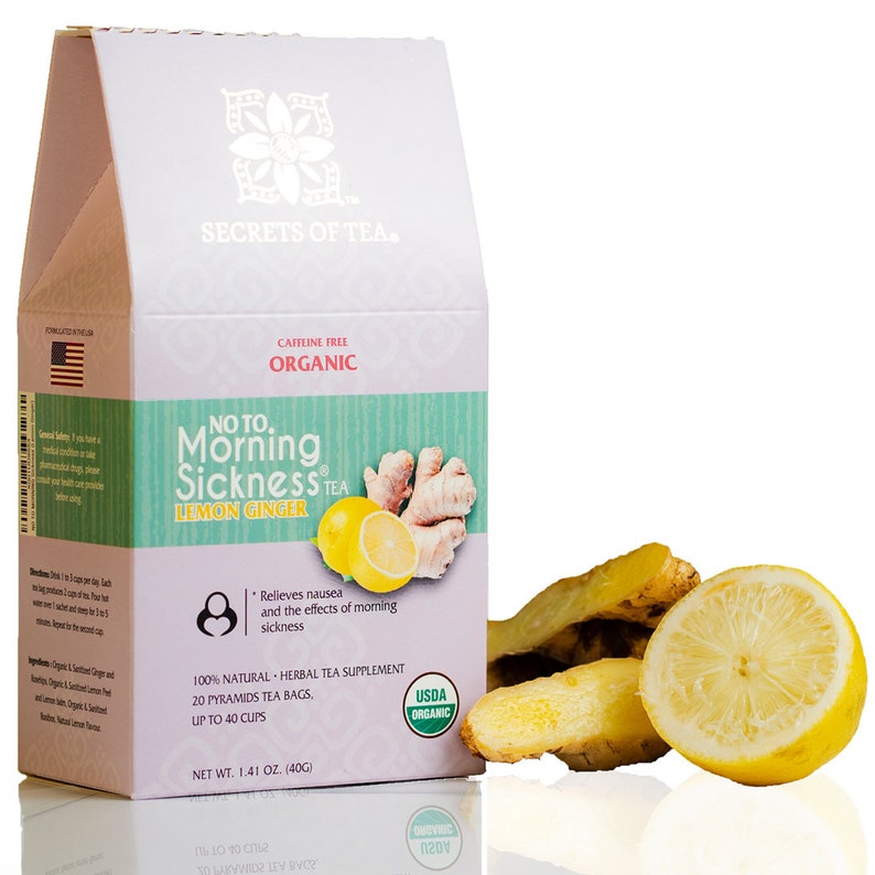 No to Morning Sickness Lemon Ginger Pregnancy Tea USDA/FDA Etsy