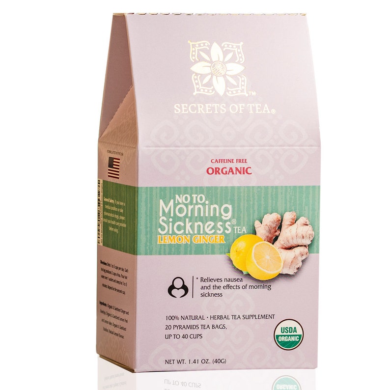 No to Morning Sickness Lemon Ginger Pregnancy Tea USDA/FDA Etsy