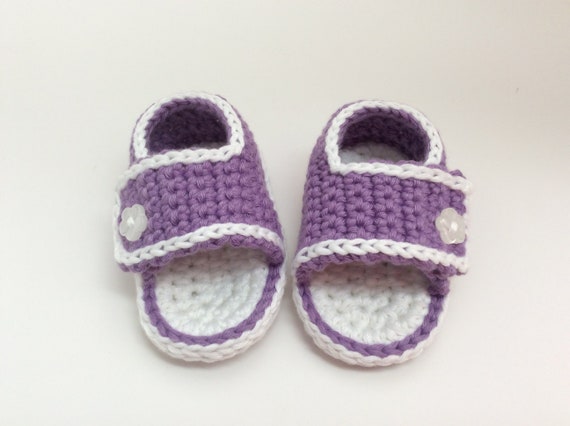 crochet sandals baby