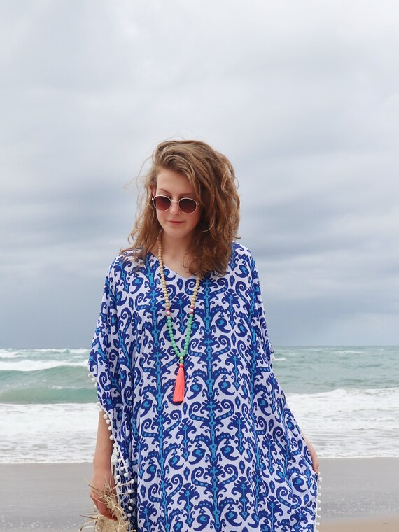 short beach kaftan