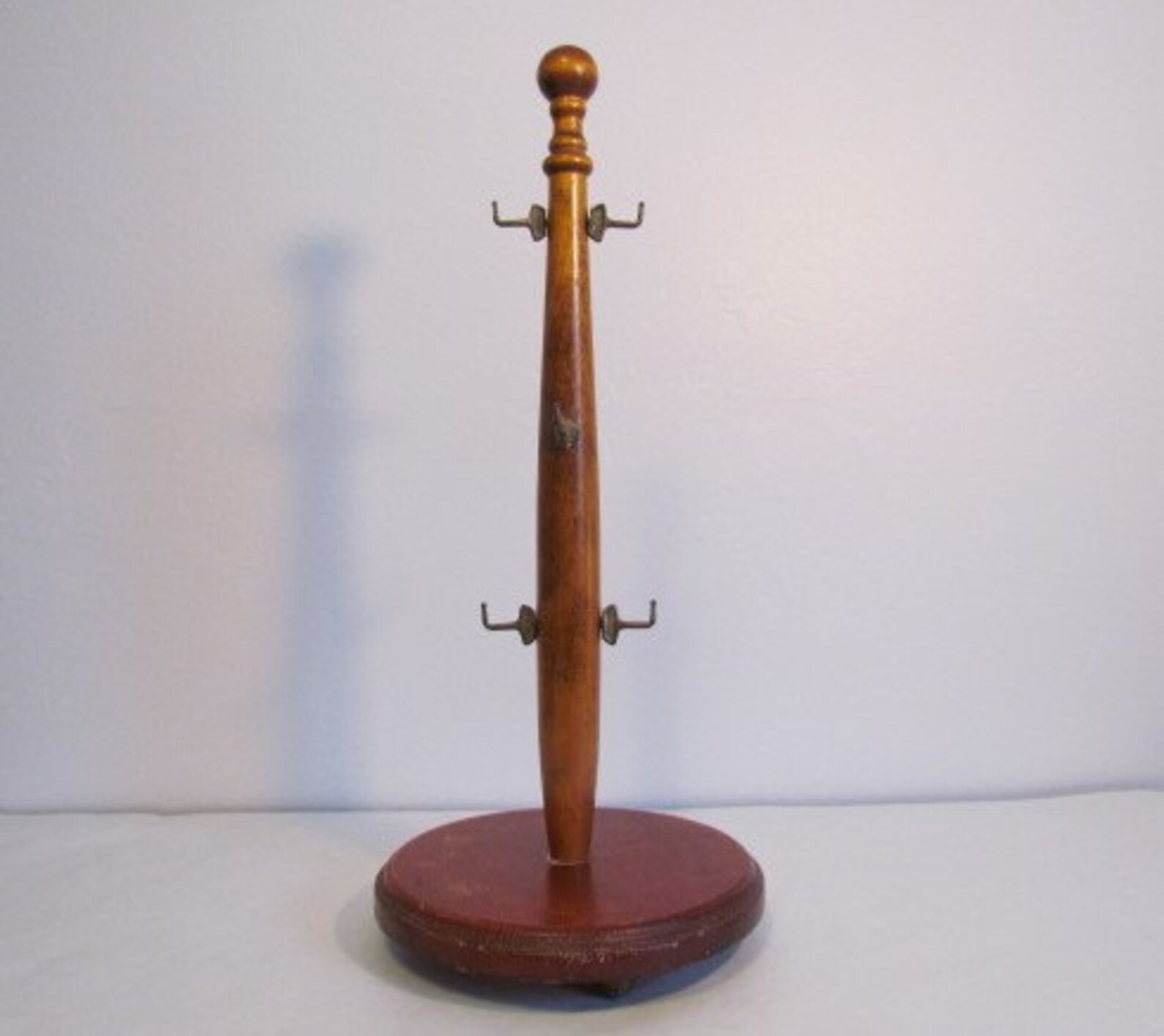 Vintage Mug Rack Coffee Cup Holder Wooden Free Standing Retro Etsy