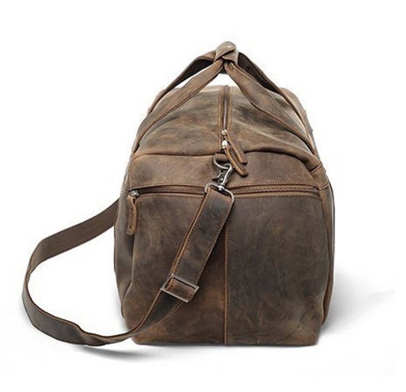 Handmade Buffalo Leather Gym Bag / Sports Bag / Duffel / Etsy