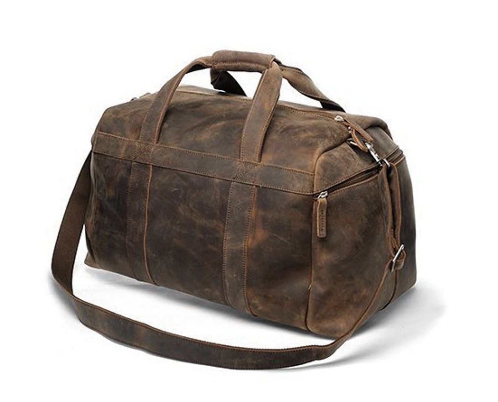 Handmade Buffalo Leather Gym Bag / Sports Bag / Duffel / - Etsy